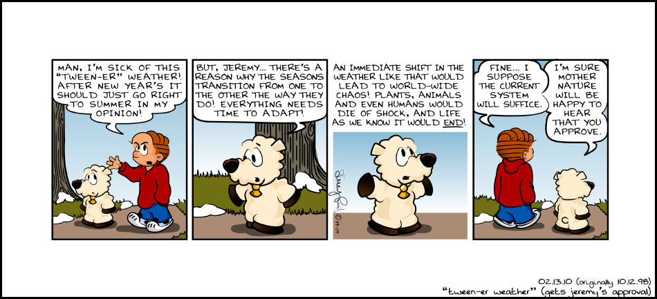 Jeremy And Tim - Comic Strip by Date